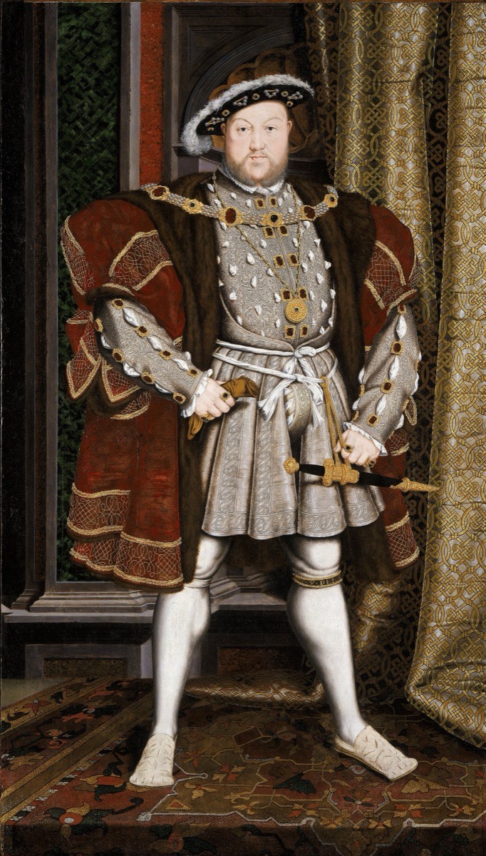 Portrait of Henry VIII by Hans Holbein
