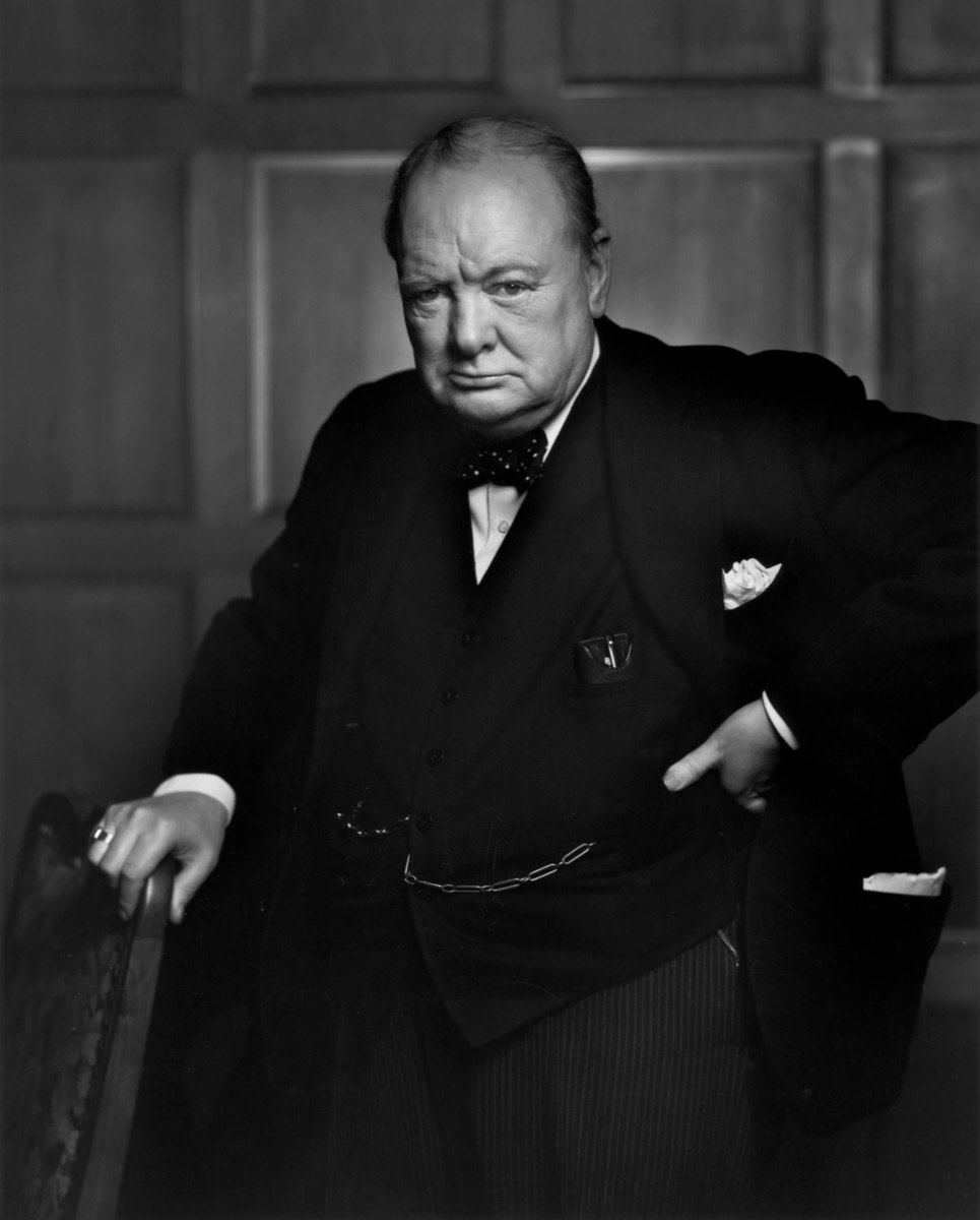 Winston Churchill, Prime Minister during the Second World War